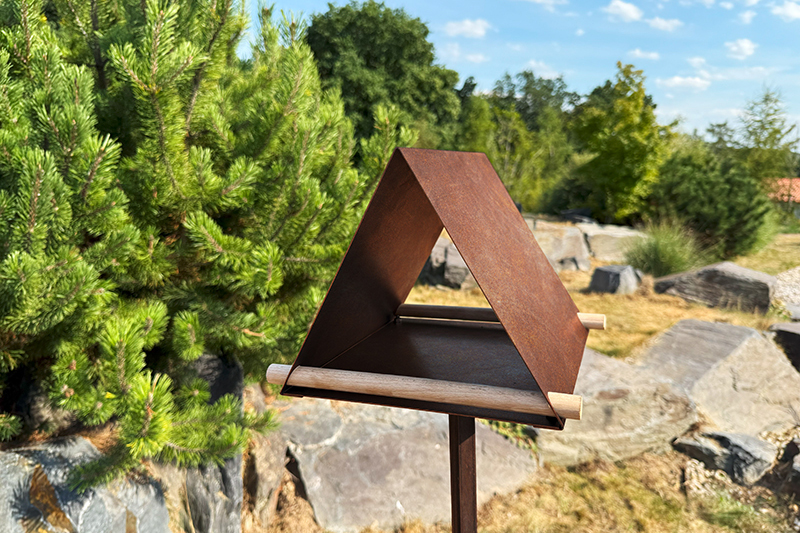 Ptačí krmítko Corgarden VELA 1041 25 x 25 x 20 cm Corten