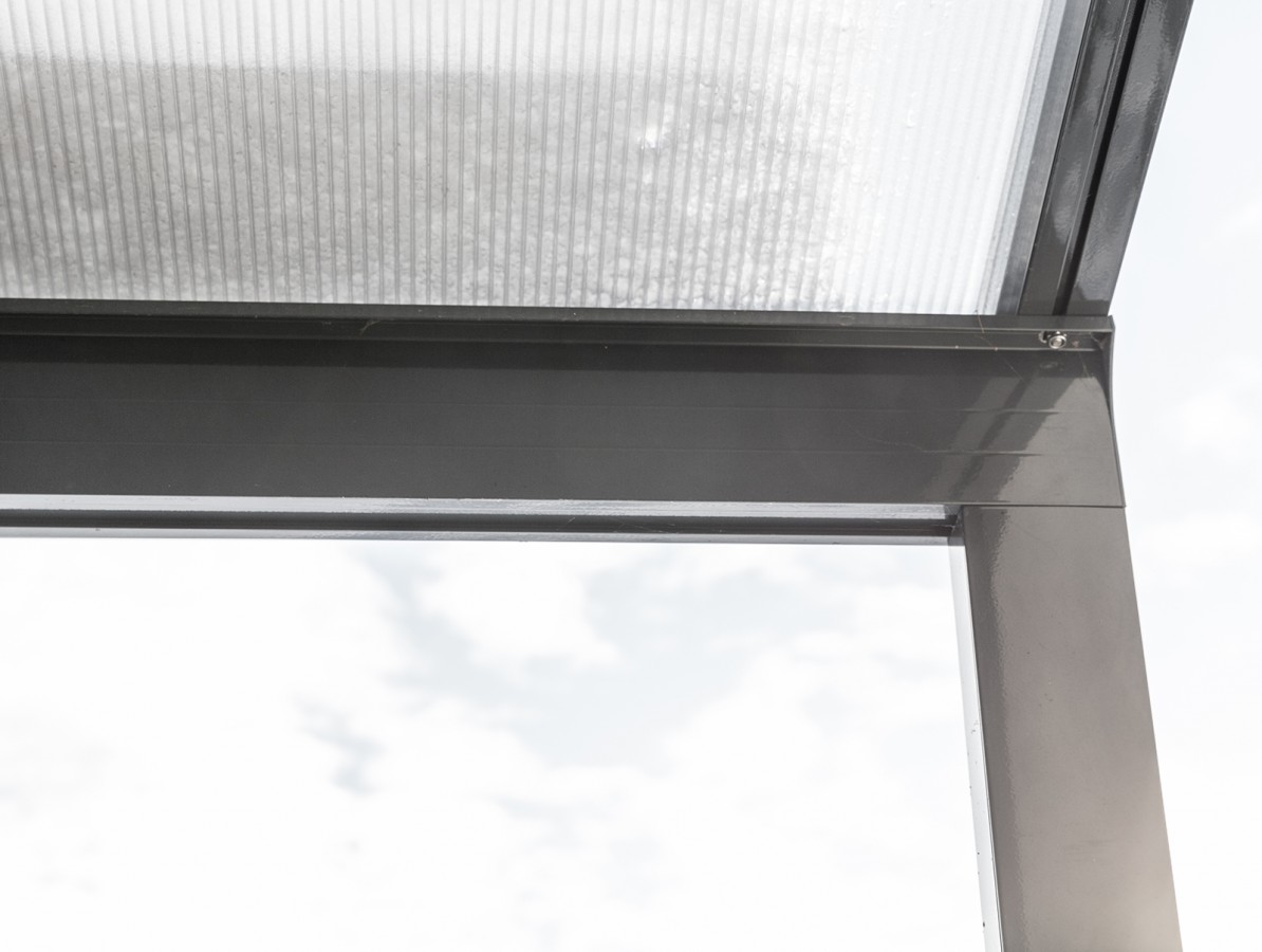 Hliníková pergola Terrassendach Original 3,06 x 3,06 m - bílá GU4293103 - Obrázek 3