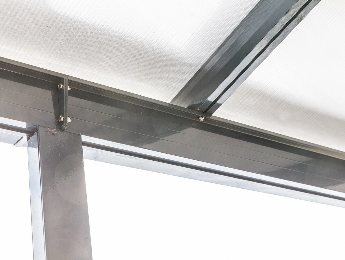 Hliníková pergola Terrassendach Original 3,06 x 3,06 m - bílá GU4293103 - Obrázek 4