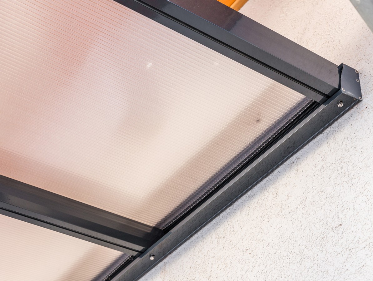 Hliníková pergola Terrassendach Original 3,06 x 3,06 m - bílá GU4293103 - Obrázek 6