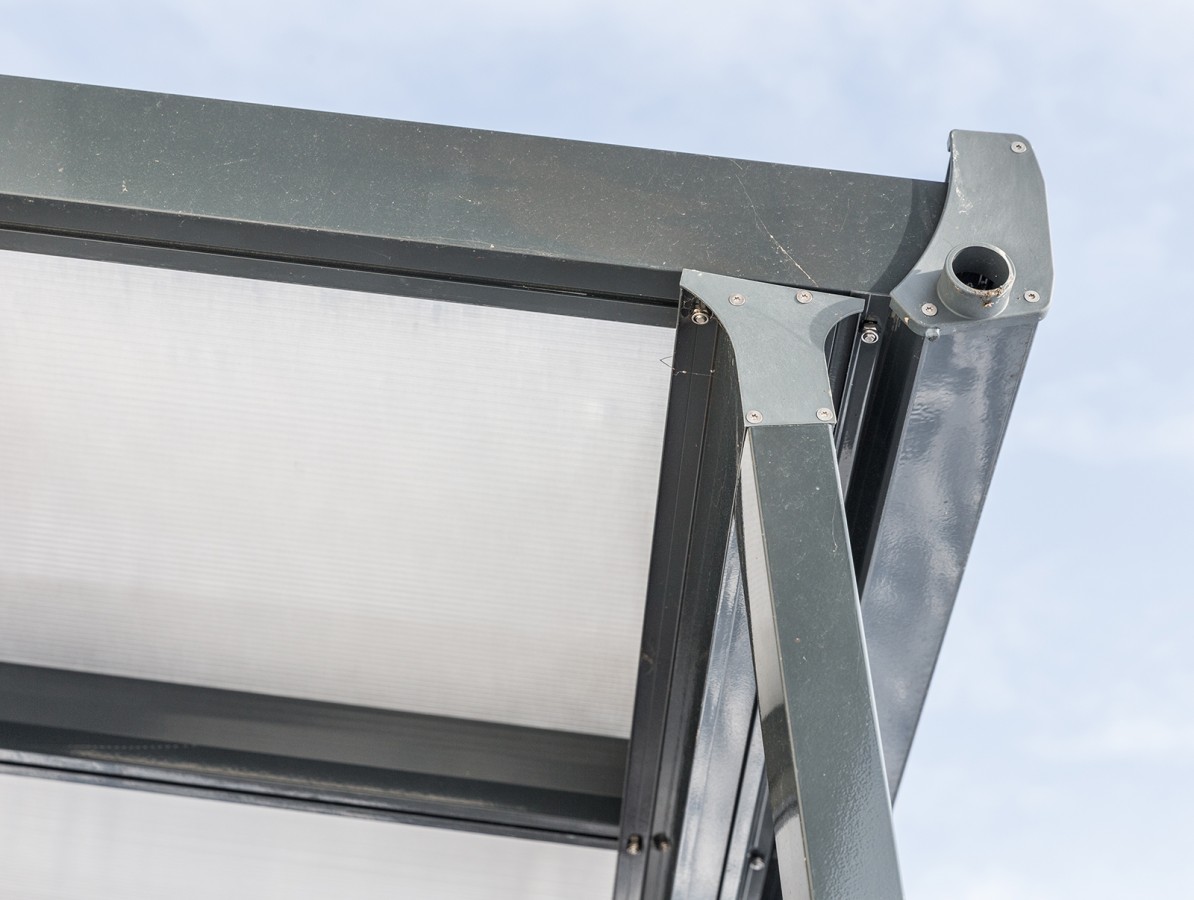 Hliníková pergola Terrassendach Original 3,06 x 3,06 m - bílá GU4293103 - Obrázek 7