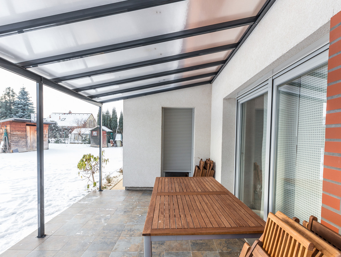 Hliníková pergola Terrassendach original 5,46 x 3,06 m - antracit GU4293159