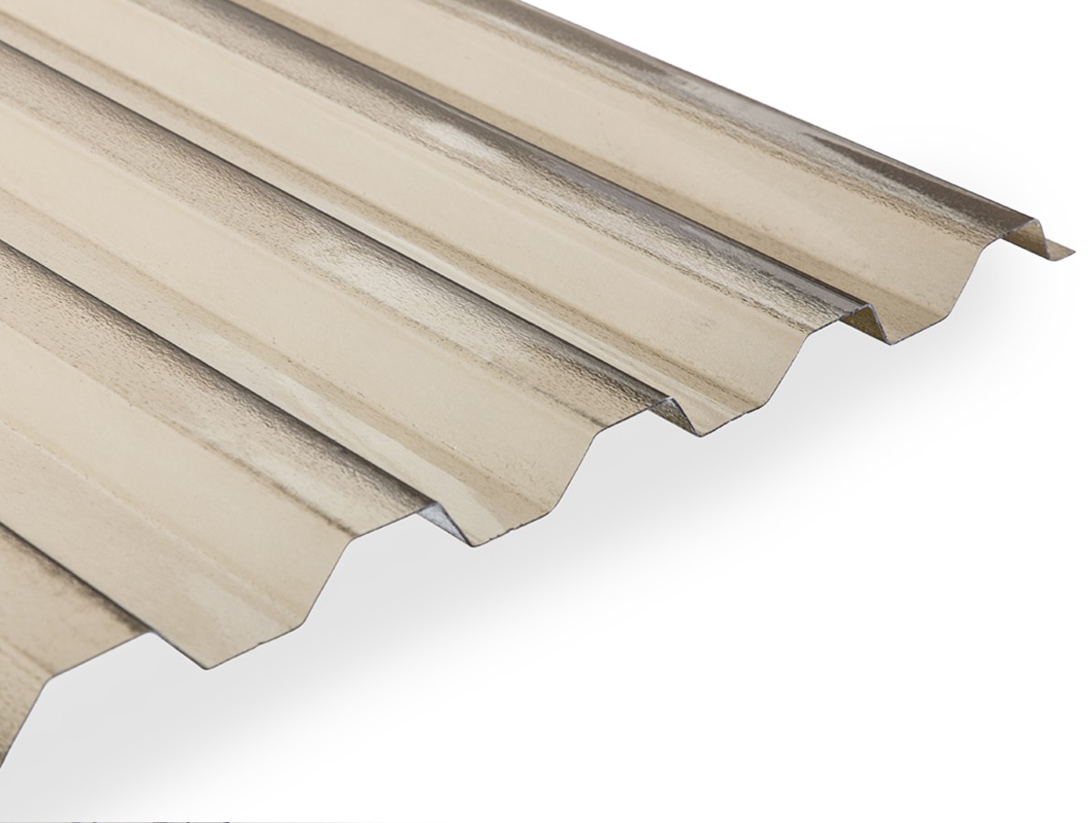 Polykarbonátová trapézová deska Guttagliss Makro ST 2,5 x 1,06 m bronz GU2803646