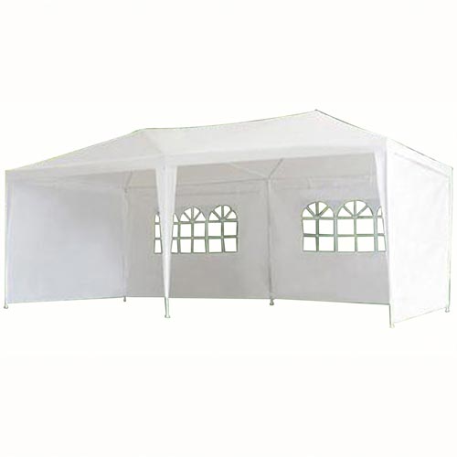 Zahradní altán 300x600x250cm bílý velký MA791937