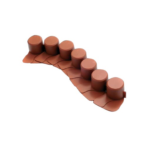 Palisáda IPAL7 4,05 m terakota (8 ks) PRIPAL7-R624