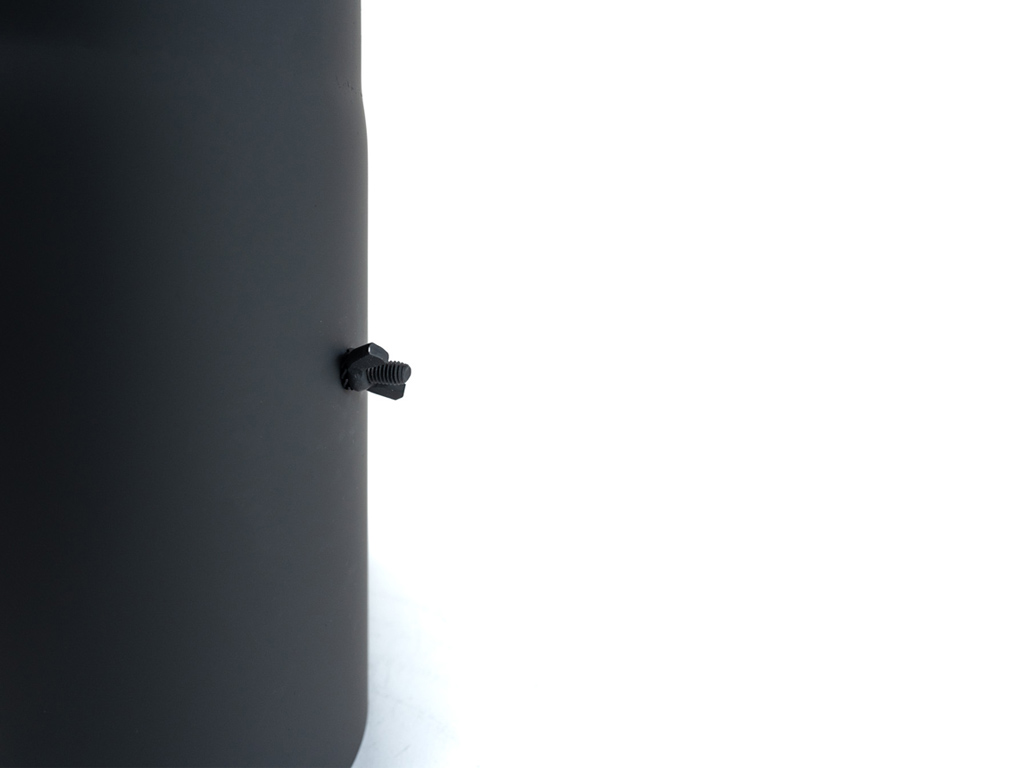 Roura kouřová s čis. otvorem 180 mm/50 cm, silnostěnné 1,5 mm, černá MA654508 - Obrázek 3