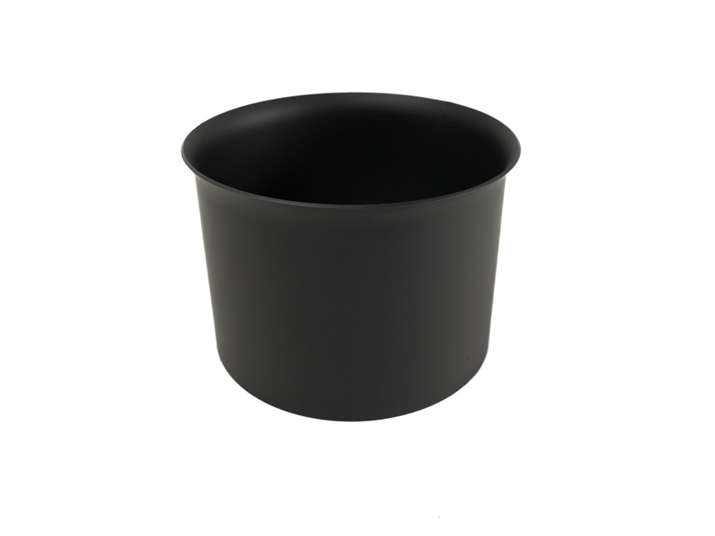 Zděř kouřová 120 mm, silnostěnné 1,5 mm, černá MA654245