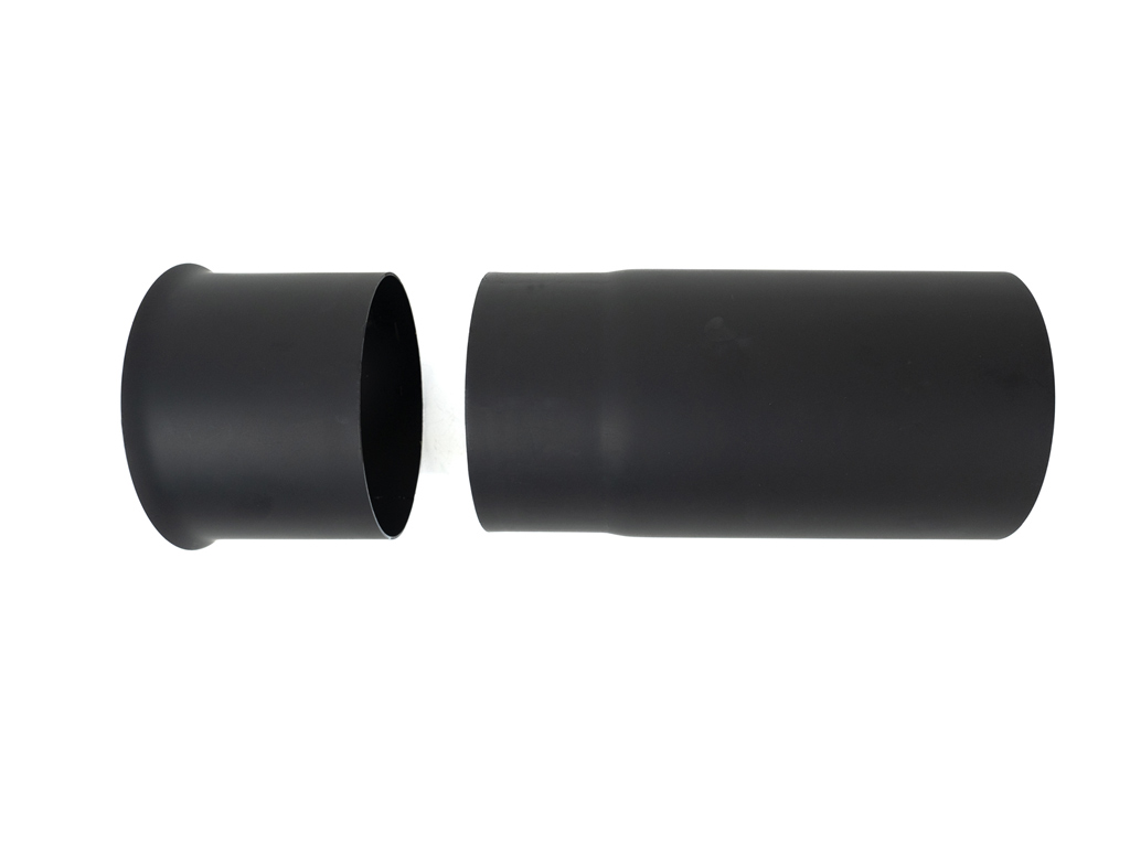 Zděř kouřová 180 mm, silnostěnné 1,5 mm, černá MA654267 - Obrázek 3