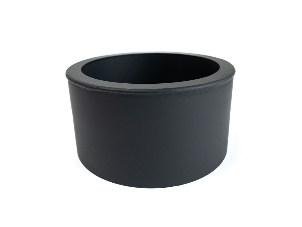 Redukce do komína 150/160 mm (d.80 mm), silnostěnné 1,5 mm, černá MA654631