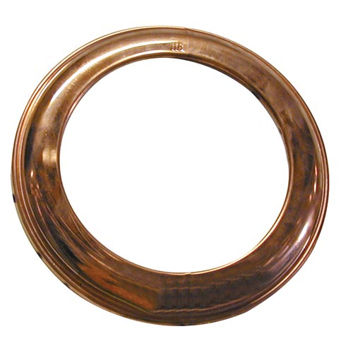 Kouřová růžice 105 mm, měděná
