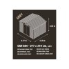 Zahradní domek G21 GAH 884 - 277 X 319 cm, šedý