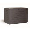 Zahradní box WOODEBOX 190 l - tmavě hnědá 78 cm