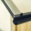 Vchodova striska Lanitplast Topaz 130 x 70 cm, antracit - dvere