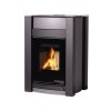 Krbová kamna AQUAFLAM VARIO KALMAR 11kW šedá (teplovzdušná verze)