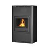 Kamna s výměníkem AQUAFLAM 25, černá, automatická regulace