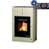 Kamna s výměníkem AQUAFLAM VARIO SAPORO 11/7kW olivová, elektronická regulace