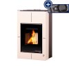 Kamna s výměníkem AQUAFLAM VARIO SAPORO 11/7kW krémová, elektronická regulace