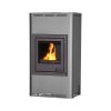 Kamna s výměníkem AQUAFLAM 17, šedá, manuální regulace