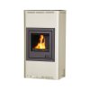 Kamna s výměníkem AQUAFLAM 17, krémová, automatická regulace