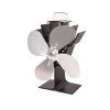 Ctyrlopatkovy ventilator na kamna Flamingo, stribrny - doplnkova fotografie 2