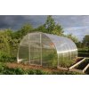 Zahradní skleník LEGI KALE 3 - 3,14 x 6 m, 4 mm  + Sada 4 tyčí na rajčata + teploměr/vlhkoměr