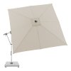 Zahradní výkyvný slunečník s boční tyčí Doppler EXPERT 3 x 3 m, přírodní