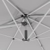 Zahradní výkyvný slunečník s boční tyčí Doppler EXPERT 3 x 3 m, šedá