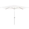 Zahradní slunečník Doppler ALU EXPERT Teleskop 3,5 x 3,5 m, bílá