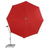 Zahradní výkyvný slunečník s boční tyčí Doppler EXPERT 350P, červená