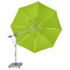 Zahradní výkyvný slunečník s boční tyčí Doppler EXPERT 350P, zelená