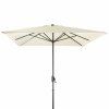 Obdelnikovy naklapeci slunecnik Derby Basic Lift Neo 2,5 x 2 m, prirodni