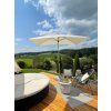 Slunečník s automatickým naklápěním s ULTRA UV ochranou Doppler ALU WOOD 3 x 2 m, přírodní