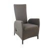 Zahradní křeslo PARIS LIKA-TEX šedé, luxusní, otočné