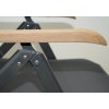 Zahradní křeslo CONCEPT teak, hliníkové, polohovací