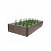 Vyvýšený záhon Kompozit, 75 x 150 x 30 cm, hnědá
