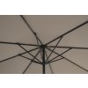 Zahradní slunečník Shadowflex 300cm s bočním stíněním, Light grey