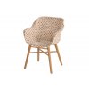 Jídelní židle Delphine s teakovou podnoží