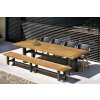 Sophie Yasmani zahradní lavice o délce 300cm, Carbon Black