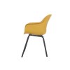 Jídelní židle Sophie Element s ALU podnoží, Curry Yellow