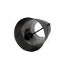 Kourova roura s cisticim otvorem 130 mm, delka 50 cm, tloustka 2 mm, cerna - doplnkova fotografie 2