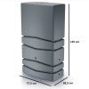 Sud na destovou vodu Waterform Aqua Tower 350 l, svetle sedy - doplnkova fotografie 2