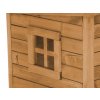 Dřevěná bouda pro kočky KERBL RUSTICA 57 x 45 x 43 cm  hnědá