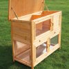 Dřevěná králíkárna STRAKONICE, 1040x550x940 mm