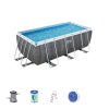 Bazén BESTWAY Power Steel Rattan 4,12 x 2,01 x 1,22 m - 56722