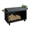 Pojízdný pracovní stůl OFYR Mise en Place Black 135 PRO Ceramic Dark Grey