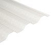 Trapézový polykarbonát čirý s hrubou strukturou 2500 mm 2500 x 1045 x 0,8 mm, cena za 2,61 m2 (1 deska)
