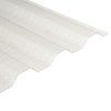 Trapézový polykarbonát čirý s hrubou strukturou 3500 mm 3500 x 1045 x 0,8 mm