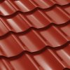 Plechová střešní krytina Classic Tile 1200 x 1200 mm červená