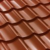 Plechová střešní krytina Classic Tile 2250 x 1200 mm červená