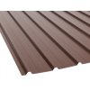 Trapézový plech T12 2000 x 910 mm hnědá